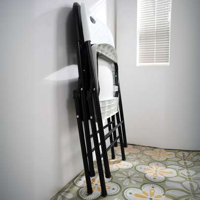 Office Chair: Foldable Black Office Chair image 2