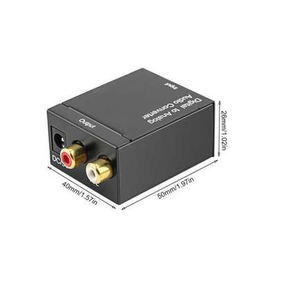 Coaxial Optical To Analog L/R RCA Audio Converter image 4