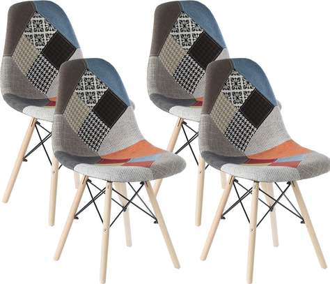 Office Chair: Armless Multi-Coloured Eames Chair image 5