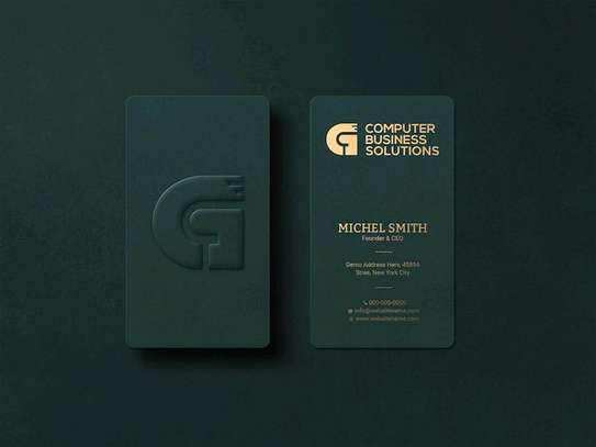 EMBOSSING AND ENGRAVING BUSINESS CARDS image 6