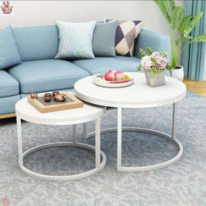 white Nordic luxury coffee table image 1