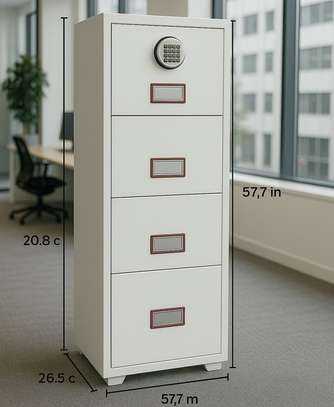 Office Safe Cabinet: 4-Drawers Fireproof Cabinet Safe image 5