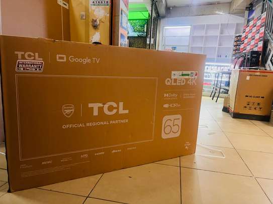 TCL 65 INCHES SMART QLED UHD FRAMELESS TV image 2