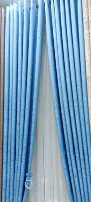 Beautiful blue curtains image 1