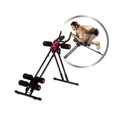 Indoor abs glider abdominal shaper ab crunch trainer machine with counter image 1