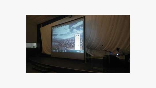 Rear/front projection screen for hire 150x200 image 1