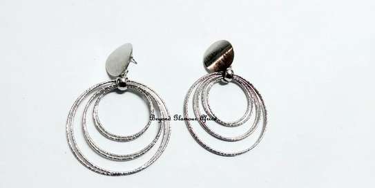 Womens Strands Silver Earrings image 2