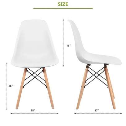 Indoor Aimes Side Chair in White image 6