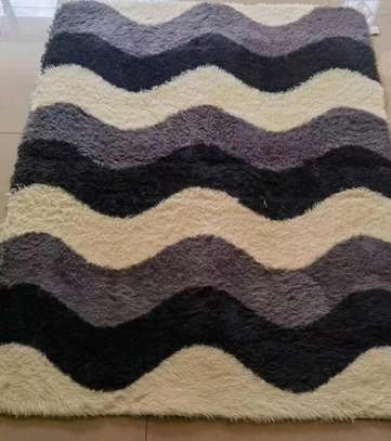 Quality fluffy pattern carpets size 5*8 image 8
