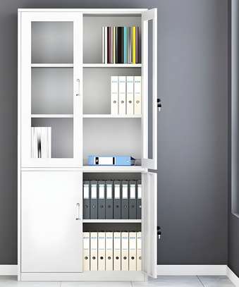 Office Cabinet: Files Display White Office Cabinet image 5