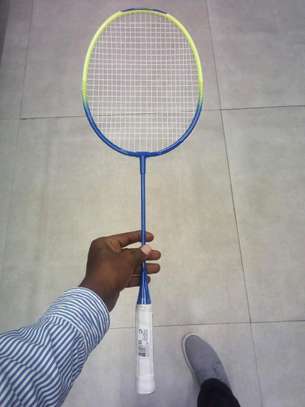 Junior badminton racket intermediate player green blue image 5