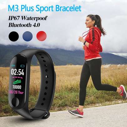 M3 Plus SmartBand Wristband Fitnes Tracker Black image 6