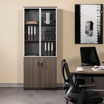 Office Cabinet : 2-Door Wooden Office Cabinet image 1