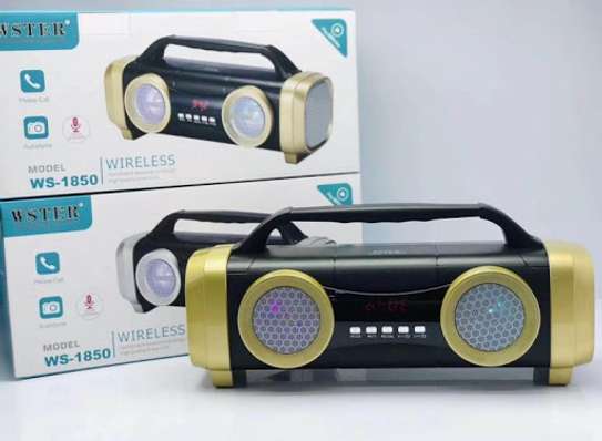 Ws1850 Wireless Bass Speaker, MP3 Player & Radio image 1