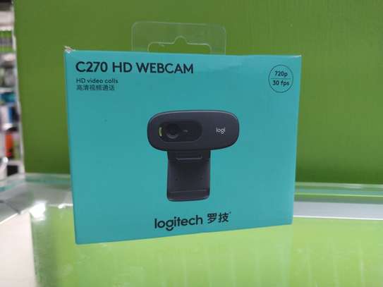Logitech C270 HD Webcam, 720p Video with Built-in Mic image 3
