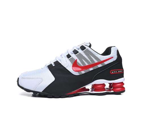 Nike Shox Avenive NZ 2 White Black Red Running Shoes image 1