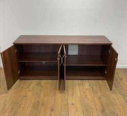 Office Cabinet: Customized Wooden Credenza image 2