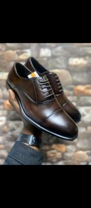 Men pure leather official shoes image 1