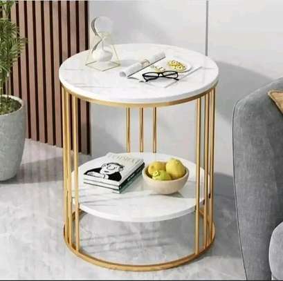 Double layer coffee side table image 1