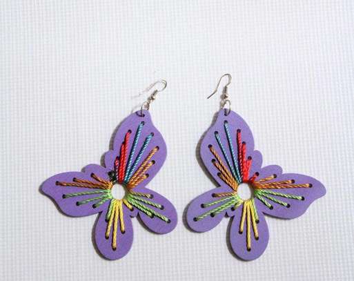 Pride leather earrings image 6