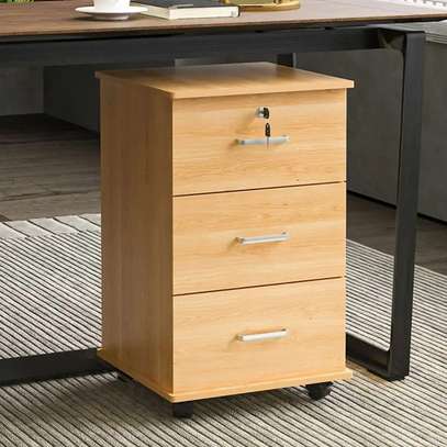 Office Cabinet: 3- Drawers Office Filing Cabinet image 1