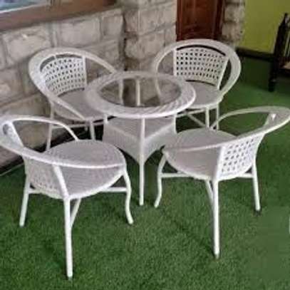 Dining Sets: White 2- Chairs and a Table Dining Set image 8