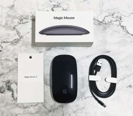 Apple Wireless Magic Mouse 2 Black MMMQ3AM/A image 1