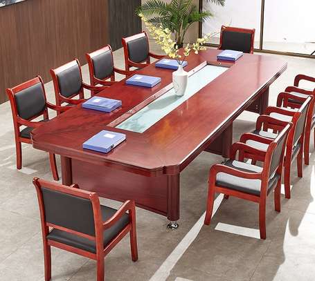 Boardroom Table : Mahogany Conference Room Boardroom Table image 8