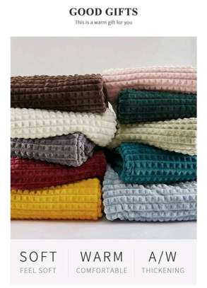 Soft fleece/Sherman Throw Blankets- 150cm*200cm image 3