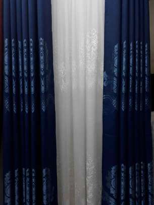 Beautiful blue curtains image 2