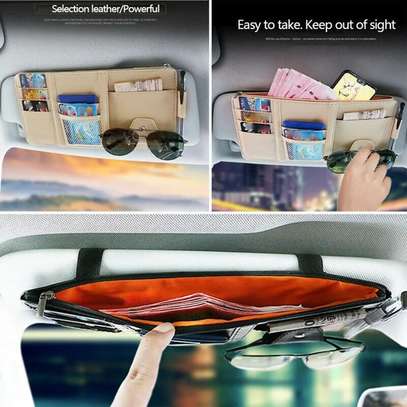 Car sun visor documents organizer image 1