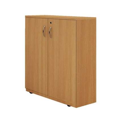 2-Door Wooden Executive Office Credenza image 5