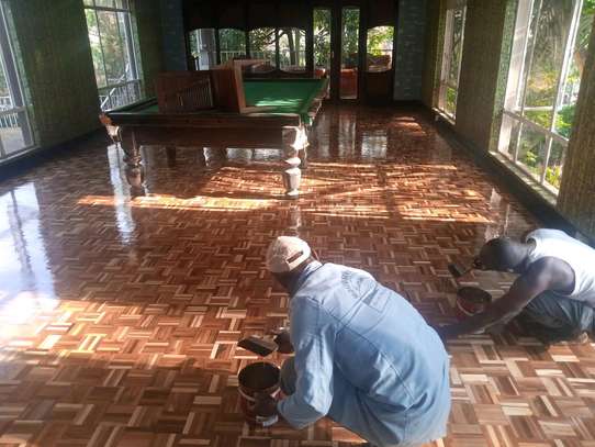 Floor sanding and polishing services image 1