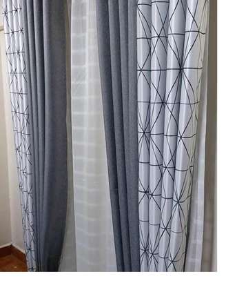 mix and blend beautiful combo curtains image 6