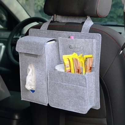 NEW Design Canvas Material Car Back Seat Organizer image 3