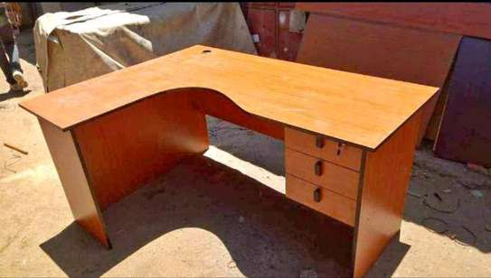 L shaped office table desk image 1