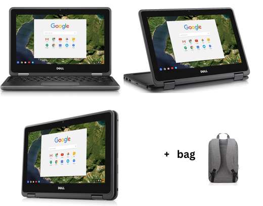 Dell 3189 chromebook laptop + bag image 1