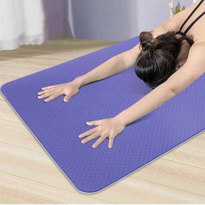6mm Thick Yoga Mat Gym Home Camping EVA Foam Fitness Exercise Workout Pilates image 1