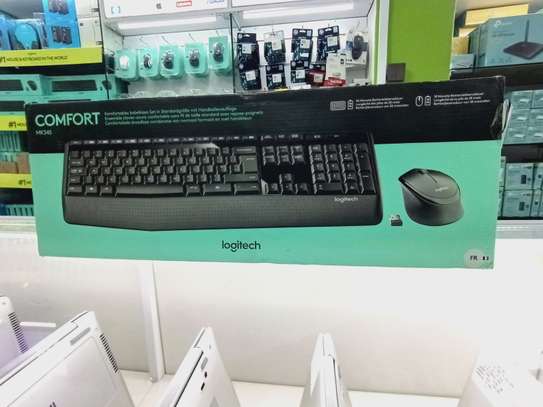 Logitech MK345 Wireless Combo With Palm Rest - Black image 1