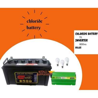 Chloride Battery + 600w Inverter image 1