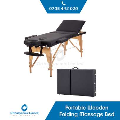 Portable Wooden Foldable Massage Bed image 1