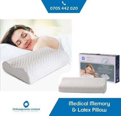 Memory foam cervical pillow image 1