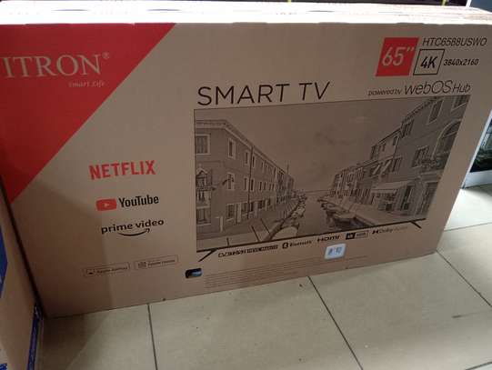 Vitron 65" WebOS smart 4k frameless tv image 2