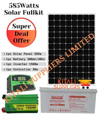 Super Deal Offer 585watts Solar Fullkit. image 1