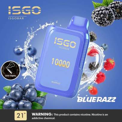 ISGO BAR 10000 Puffs Disposable Vape – Bluerazz image 1