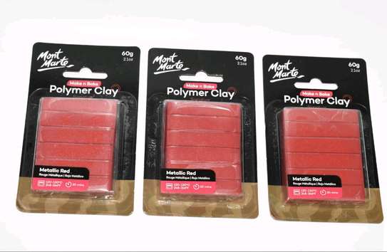 Polymer Clay – Metallic Red image 1