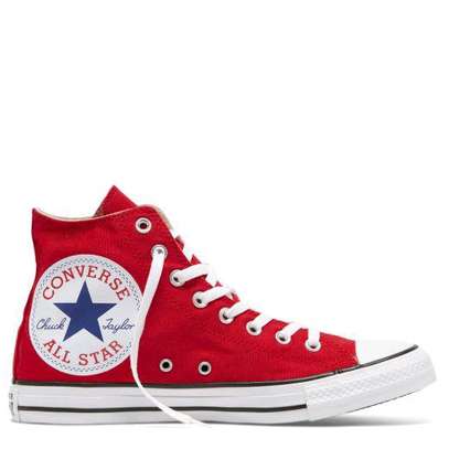 FINE CONVERSE ALL STAR RED HIGH TOP image 1
