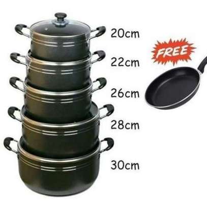 14pcs Non Stick Cookware Set / Sufurias With A Pan image 4
