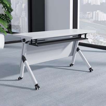 Office Table: 1200mm Training Foldable High Table image 1