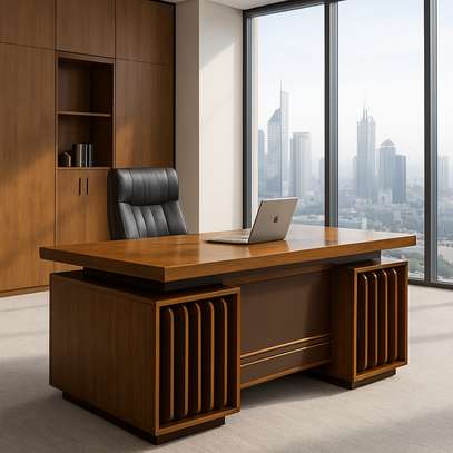 Office Desk: Performance Command 1.4m Executive Desk image 2